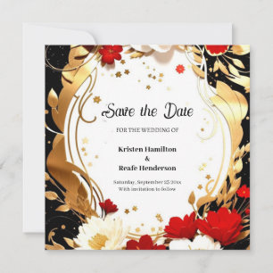Simple Wedding Save the Date Card
