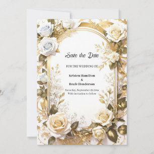 Simple Wedding Save The Date Card