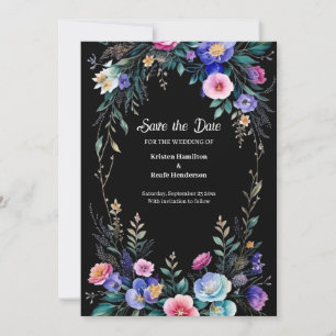 Simple Wedding Save The Date Card