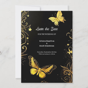 Simple Wedding Save The Date Card