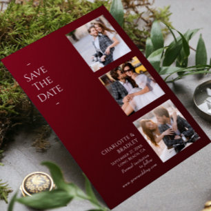 Simple Wedding Save The Date Photo Picture