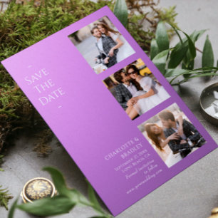 Simple Wedding Save The Date Photo Picture