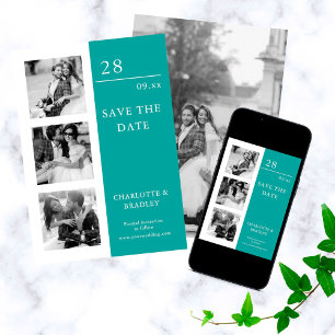 Simple Wedding Save The Date Photo Picture