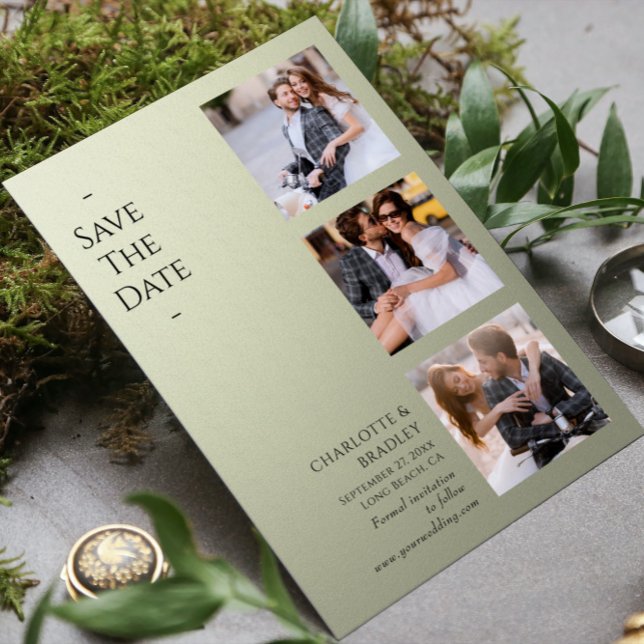 Simple Wedding Save The Date Photo Picture (Creator Uploaded)