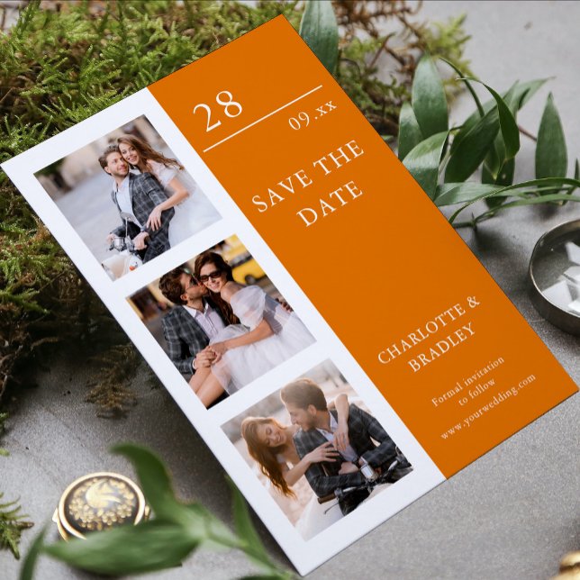 Simple Wedding Save The Date Photo Picture (Creator Uploaded)