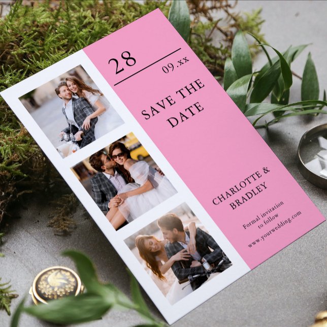 Simple Wedding Save The Date Photo Picture (Creator Uploaded)