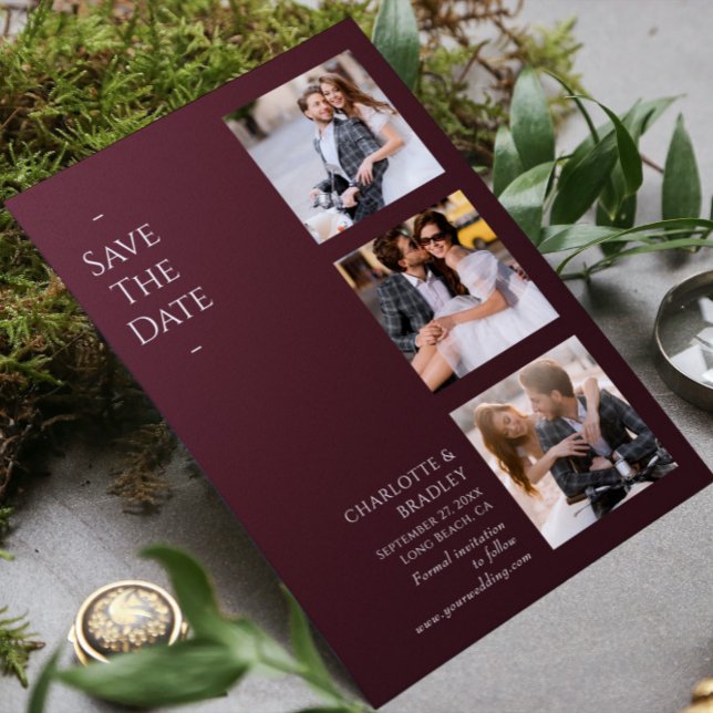 Simple Wedding Save The Date Photo Picture (Creator Uploaded)
