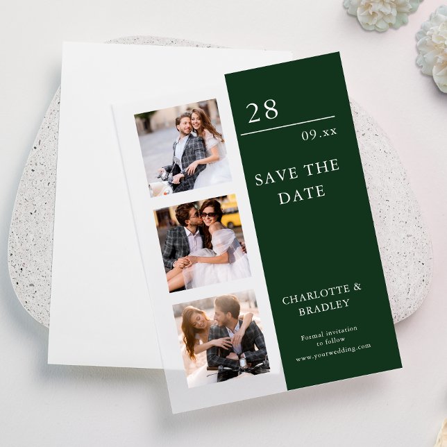 Simple Wedding Save The Date Photo Picture Vellum Invitations (Creator Uploaded)