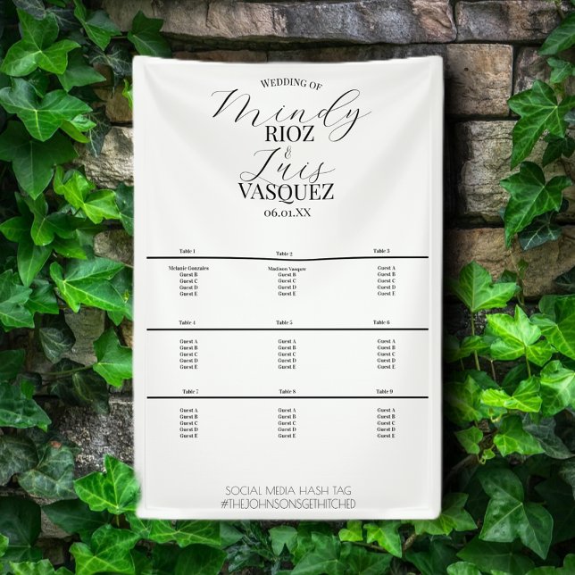 Simple Wedding Script Black Menu Banner (Creator Uploaded)