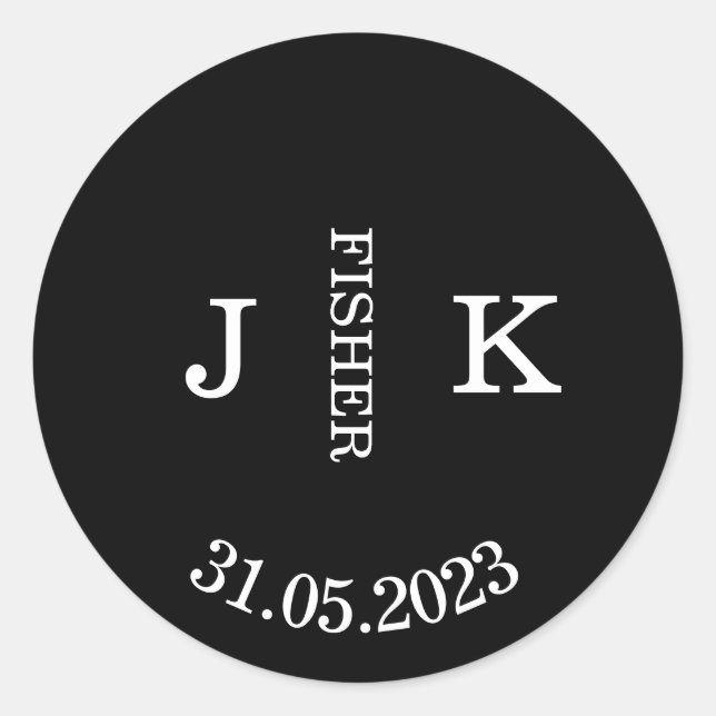 Simple Wedding Stickers (Front)