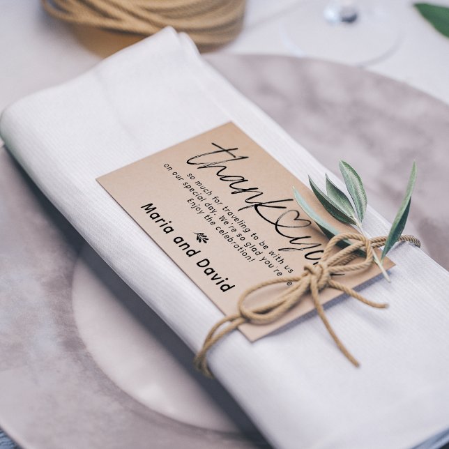 Simple Wedding Thank You Rubber Stamp (Creator Uploaded)