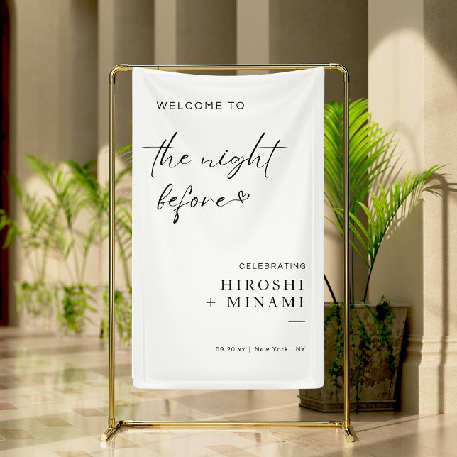 Simple Welcome To The Night Before Banner (Creator Uploaded)