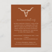 Simple Western Bohemian Cow Skull Accommodations