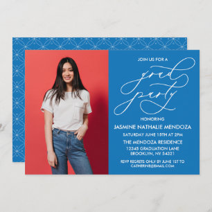 SIMPLE WHIMSICAL CALLIGRAPHY GRADUATION INVITATION