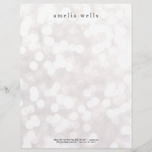 Simple White Creative Professional Modern Custom Letterhead