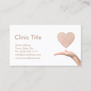 Simple White Dermatologist - Skin Doctor Card