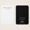 Simple White  Earring Display Card