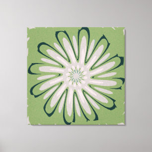 Simple White Flower Canvas Print