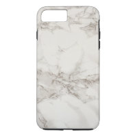 Simple White Grey Marble Texture Personalised