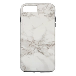 Simple White Grey Marble Texture Personalised Case-Mate iPhone Case