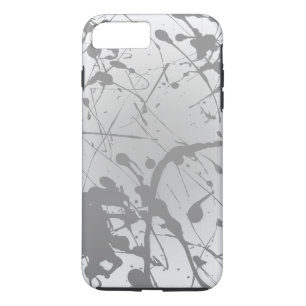 Simple White Grey Ombre Plain Personalised Case-Mate iPhone Case