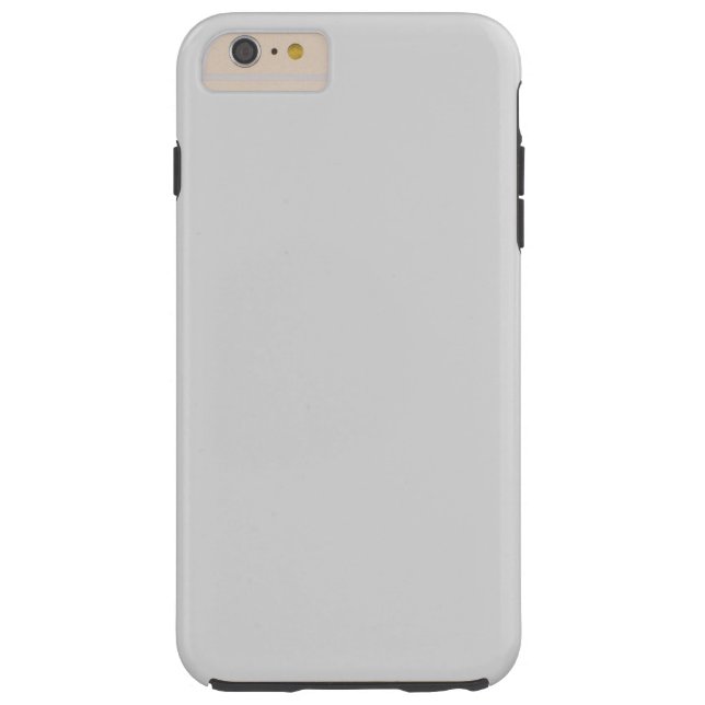 Simple White Grey Ombre Plain Personalised Case-Mate iPhone Case (Back)