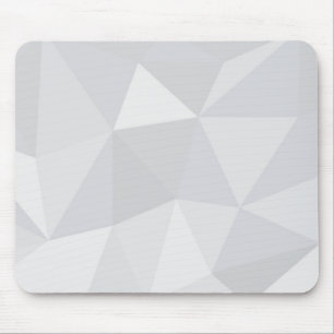 Simple, white, modern, trendy, cool illustration mouse pad