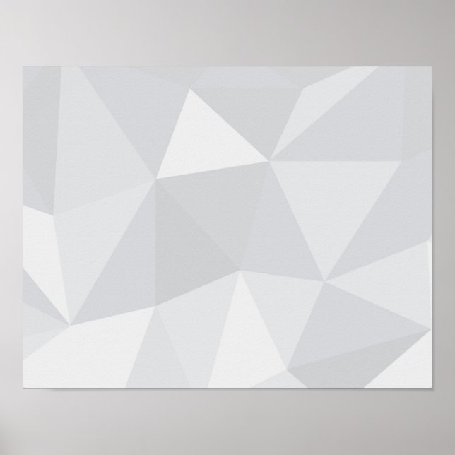 Simple, white, modern, trendy, cool illustration poster (Front)