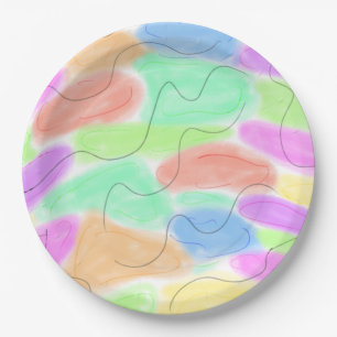 simple white serving plate