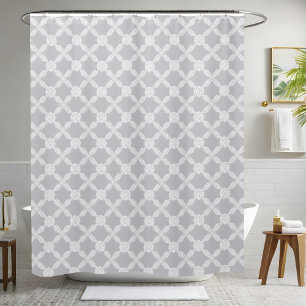 Simple White Shower Curtain