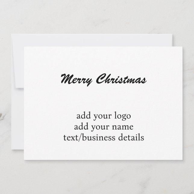 SIMPLE WHITE THANK YOU CARD (Back)