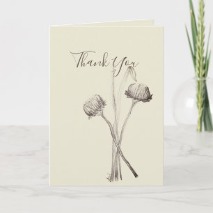 Simple Wildflower of the Field Bouquet Card