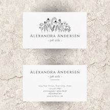 Simple Wildflowers Minimalist Floral