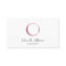 Simple Wine Stain Sommelier Business Card