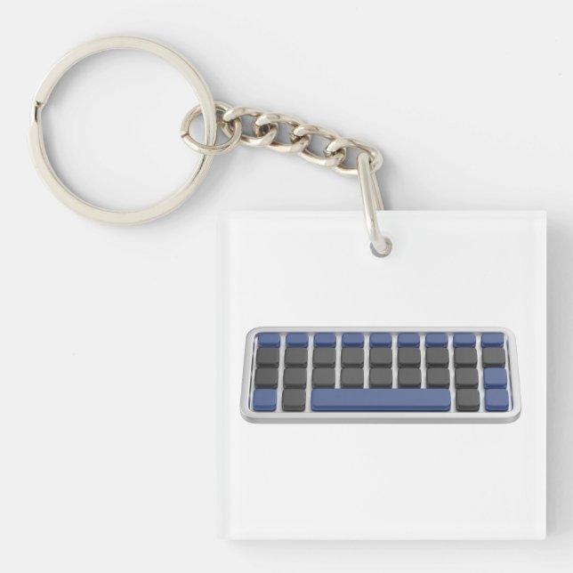 Simple wireless keyboard key ring (Front)