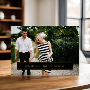 Simple Wish   Editable Colour New Year Photo