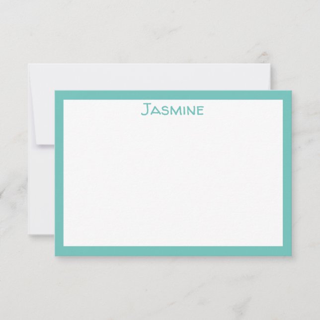 Simple with Name Card (Front)