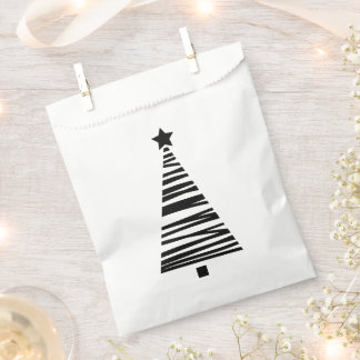 Simple Xmas Tree Favour Bags