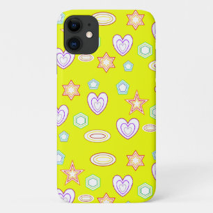 Simple yellow design Case-Mate iPhone case