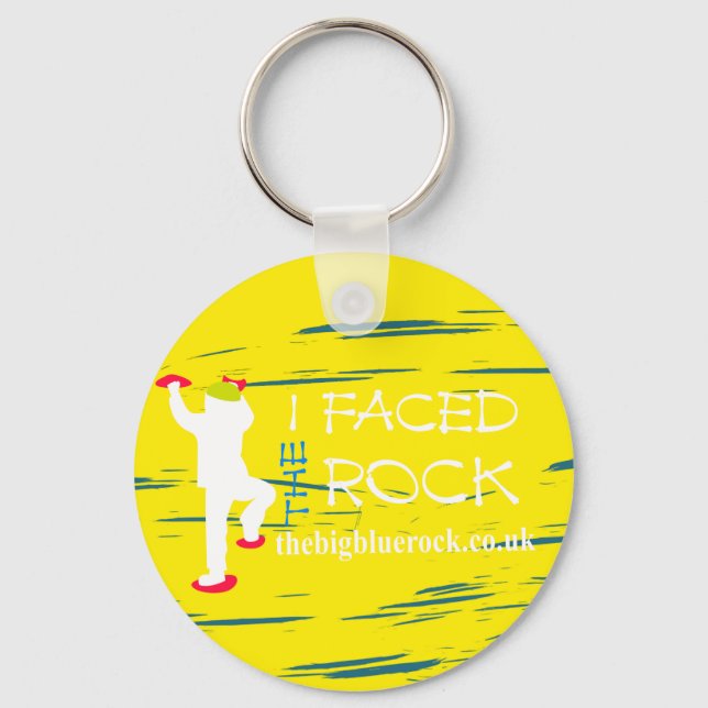simple yellow key ring (Front)