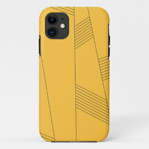 Simple, yellow, modern abstract graphic design Case-Mate iPhone case