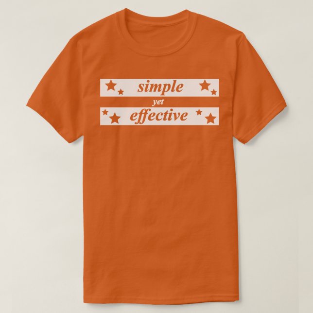 simple yet effective T-Shirt (Design Front)