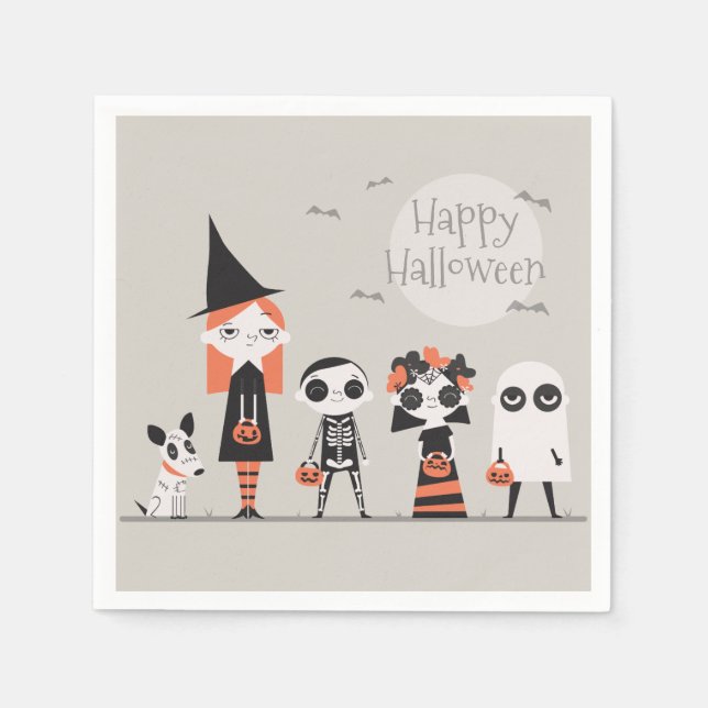 Simple yet Elegant Halloween | Napkin (Front)