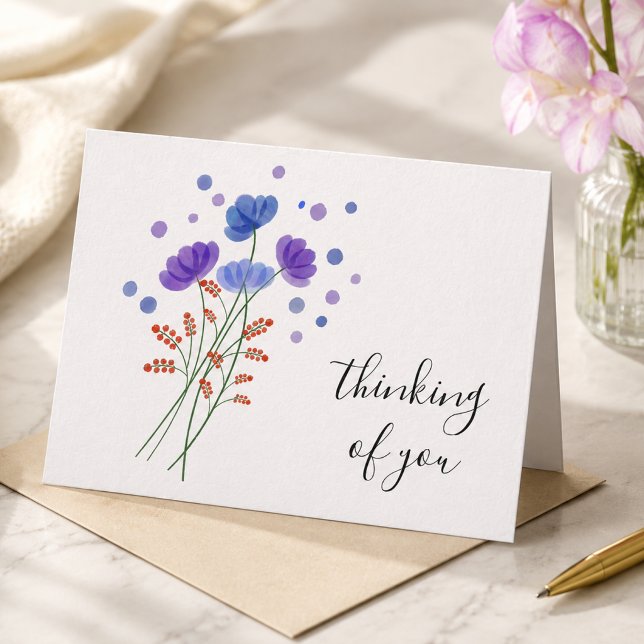 Simple yollo Green Leafy Sprig Sympathy Card (Creator Uploaded)