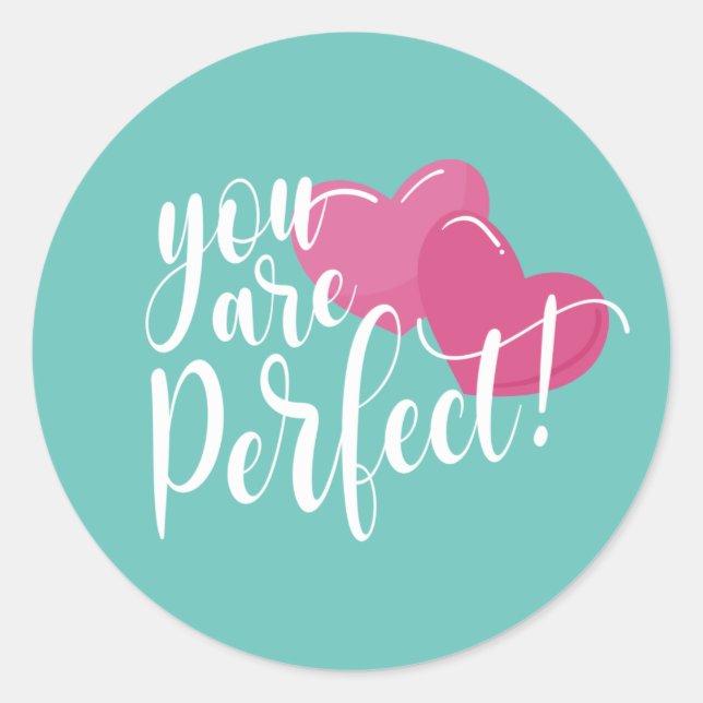 Simple You Are Perfect Valentine | Sticker (Front)