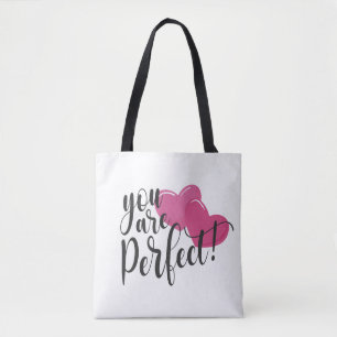 Simple You Are Perfect Valentine Tote Bag