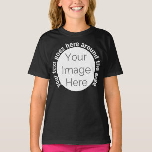 simple your image here photo custom text kids T-Shirt