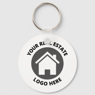 Simple Your Real Estate Logo Here Key Ring