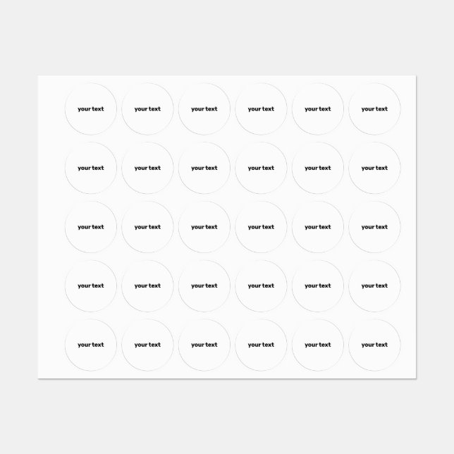 simple your text here custom label (Sheet)