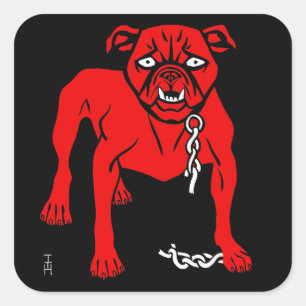Simplicissimus by Thomas Heine Square Sticker